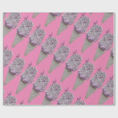 Rose Geschenkpapier (Flach)