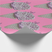 Rose Geschenkpapier (Ecke)