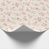 Rose Geschenkpapier (Ecke)