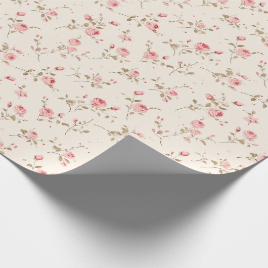 Rose Geschenkpapier (Ecke)