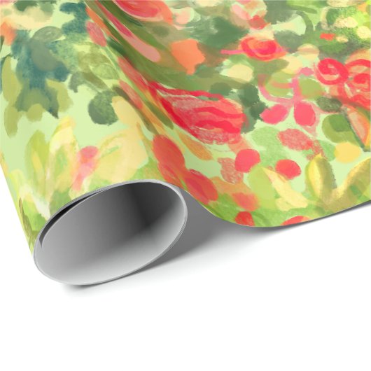 Rose Geschenkpapier (Rolleneckpunkt)