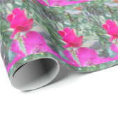 Rose Geschenkpapier (Rolleneckpunkt)