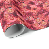ROSE GESCHENKPAPIER (Rolleneckpunkt)