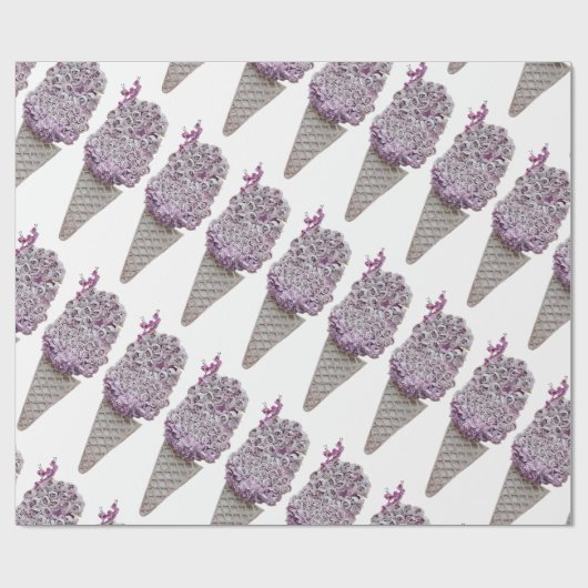 Rose Geschenkpapier (Flach)