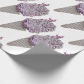 Rose Geschenkpapier (Ecke)