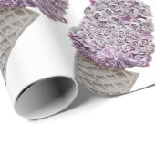 Rose Geschenkpapier (Rolleneckpunkt)