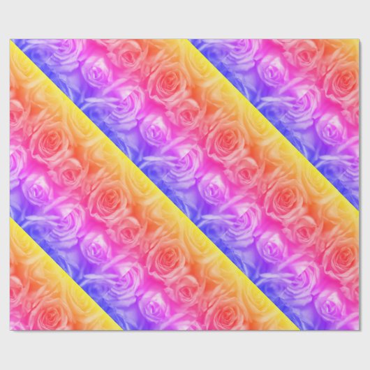 Rose Geschenkpapier (Flach)