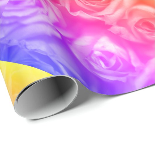 Rose Geschenkpapier (Rolleneckpunkt)