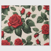 Rose Geschenkpapier (Flach)