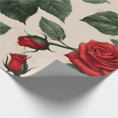 Rose Geschenkpapier (Ecke)