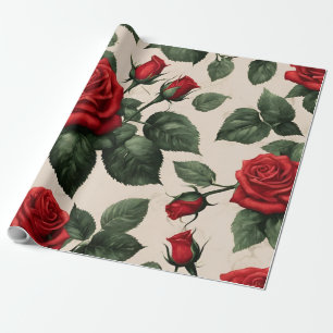 Rose Geschenkpapier