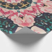 Rose Geschenkpapier (Ecke)