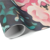 Rose Geschenkpapier (Rolleneckpunkt)