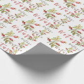 Rose Geschenkpapier (Ecke)