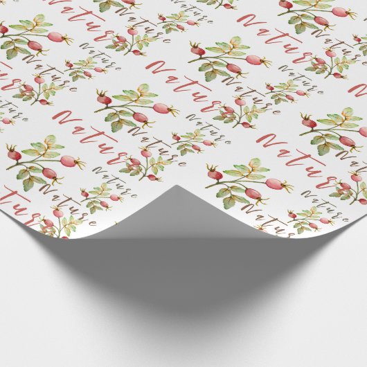 Rose Geschenkpapier (Ecke)