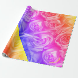 Rose Geschenkpapier