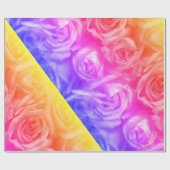 Rose Geschenkpapier (Flach)