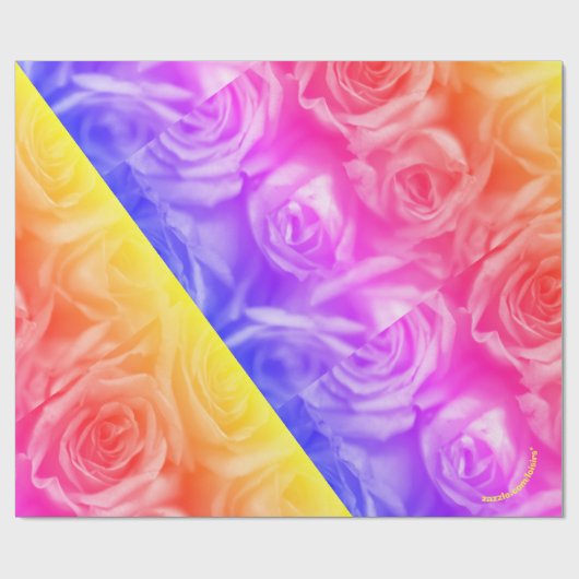 Rose Geschenkpapier (Flach)