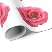 Rose Geschenkpapier (Rolleneckpunkt)