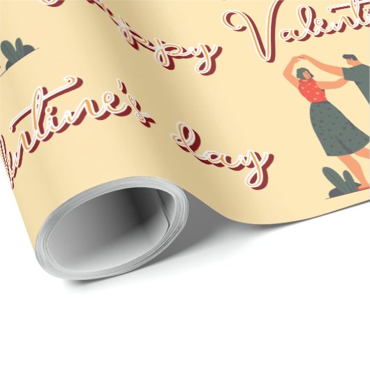 Rose geschenkpapier (Rolleneckpunkt)