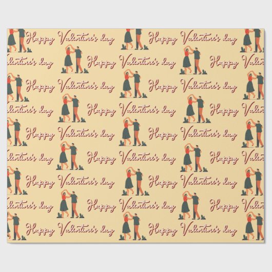 Rose geschenkpapier (Flach)