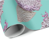 Rose Geschenkpapier (Rolleneckpunkt)