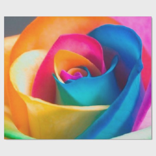 Rose Geschenkpapier (Flach)