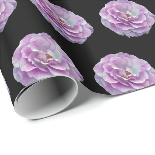 Rose Geschenkpapier (Rolleneckpunkt)