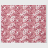 Rose Geschenkpapier (Flach)