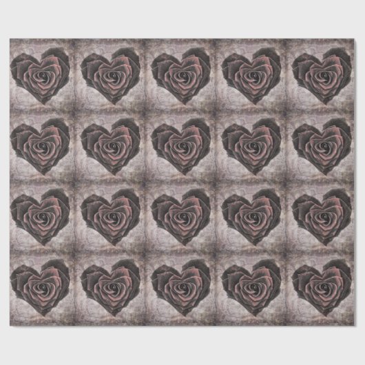 Rose Geschenkpapier (Flach)