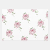 Rose Geschenkpapier Set (Vorderseite)