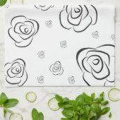 Rose Geschirrtuch (Gefaltet)