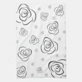 Rose Geschirrtuch (Vertikal)