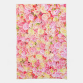 Rose Geschirrtuch (Vertikal)