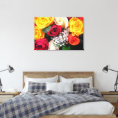 Rose Gestohlene Canvas Leinwanddruck (Insitu (Schlafzimmer))