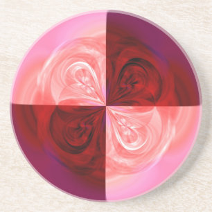 Rose Getränkeuntersetzer