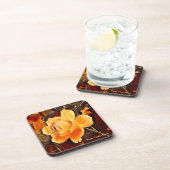 Rose Getränkeuntersetzer (Rechte Seite)