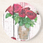 Rose Getränkeuntersetzer (Vorne)