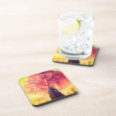 Rose Getränkeuntersetzer (Rechte Seite)