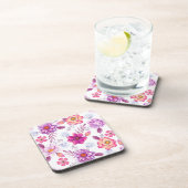 Rose Getränkeuntersetzer (Rechte Seite)