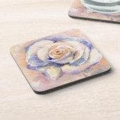 Rose Getränkeuntersetzer (Linke Seite)
