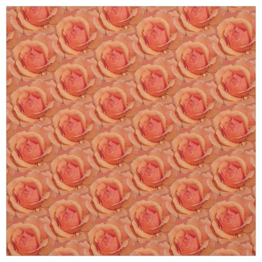 Rose Gewebe Orange Rose Stoffe Maßgeschneiderte Te (Muster)