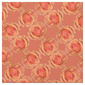 Rose Gewebe Orange Rose Stoffe Maßgeschneiderte Te (Nahaufnahme)
