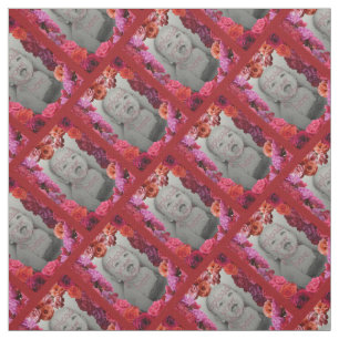 Rose Gewebe Rose Rahmen Fabric Custom Foto Fabric Stoff