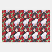 Rose Girl Anime Geschenkpapier Set (Vorderseite 2)