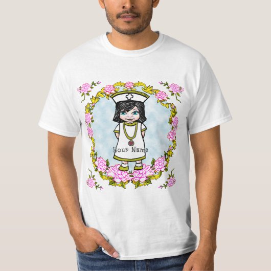Rose Girl Nurse T-Shirt (Vorderseite)
