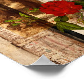 Rose Girl Poster (Ecke)