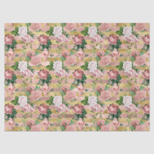 Rose Glam Glitz Rose Blumenstrauß Seidenpapier
