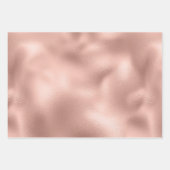 Rose Glam Gold Glitzy Sparkle Glitzer Geschenkpapier Set (Vorderseite 2)