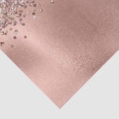Rose Glam Gold Glitzy Sparkle Glitzer Seidenpapier (Detail)